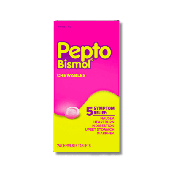 Pepto-Bismol Chewable 24 Tablets