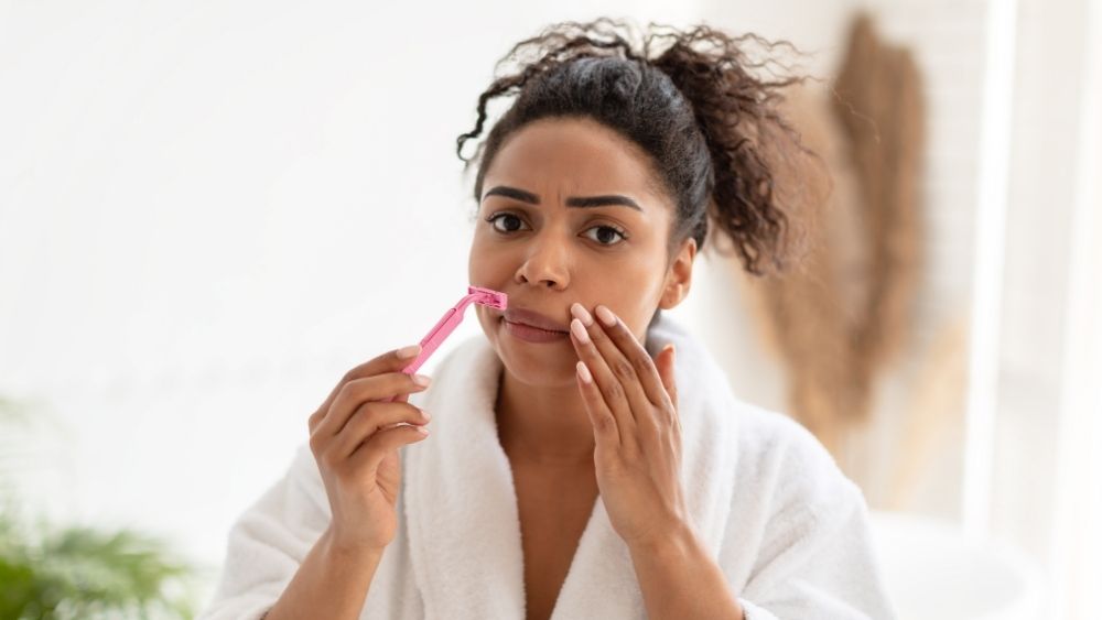 Unwanted Facial Hair Banner