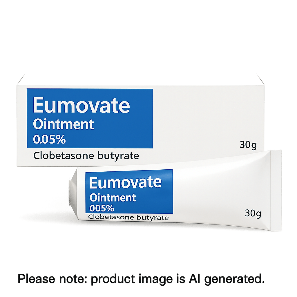 Tube of Eumovate Ointment 0.05% for eczema